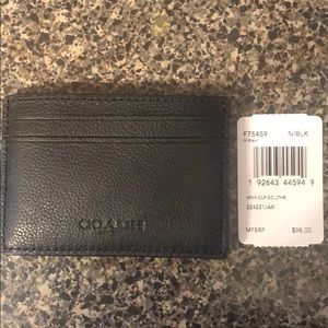 Coach card holder